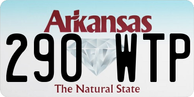 AR license plate 290WTP