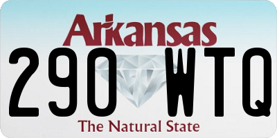 AR license plate 290WTQ
