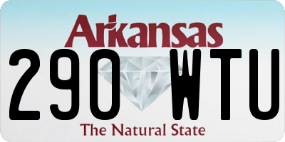 AR license plate 290WTU