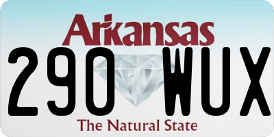 AR license plate 290WUX