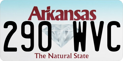 AR license plate 290WVC