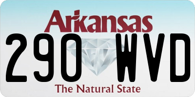 AR license plate 290WVD