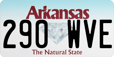 AR license plate 290WVE