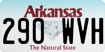 AR license plate 290WVH