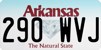 AR license plate 290WVJ
