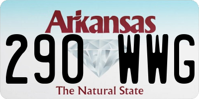 AR license plate 290WWG