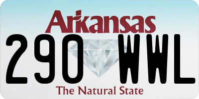 AR license plate 290WWL