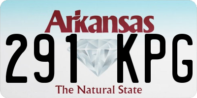 AR license plate 291KPG