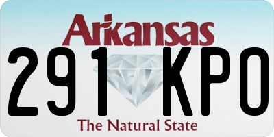 AR license plate 291KPO