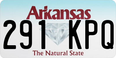 AR license plate 291KPQ