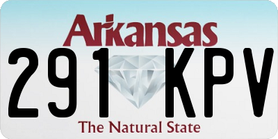 AR license plate 291KPV