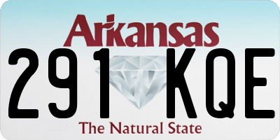 AR license plate 291KQE