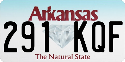 AR license plate 291KQF