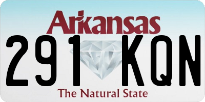 AR license plate 291KQN
