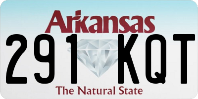 AR license plate 291KQT