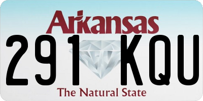 AR license plate 291KQU