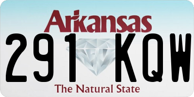 AR license plate 291KQW