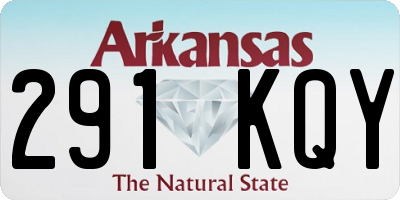 AR license plate 291KQY