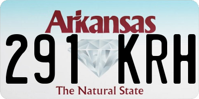 AR license plate 291KRH