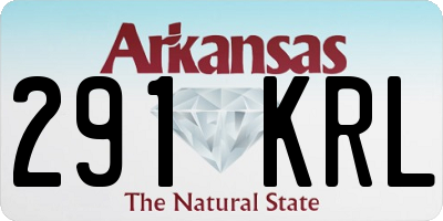 AR license plate 291KRL