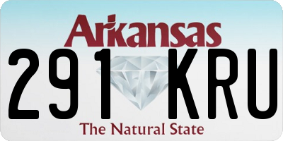 AR license plate 291KRU