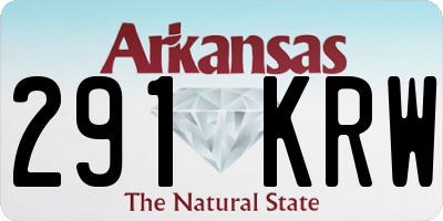AR license plate 291KRW
