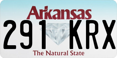 AR license plate 291KRX