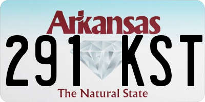 AR license plate 291KST