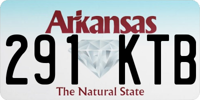AR license plate 291KTB
