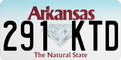 AR license plate 291KTD