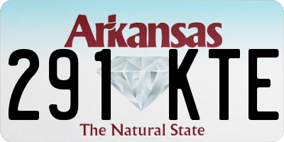 AR license plate 291KTE