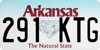 AR license plate 291KTG