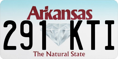 AR license plate 291KTI