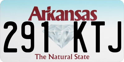 AR license plate 291KTJ
