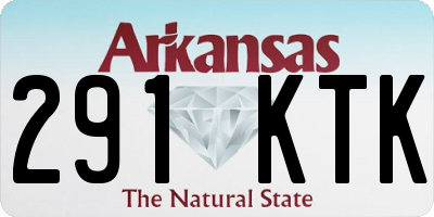 AR license plate 291KTK