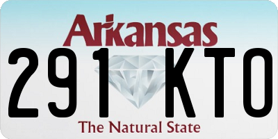 AR license plate 291KTO