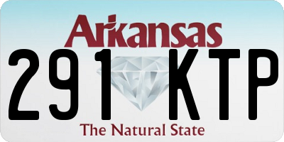 AR license plate 291KTP