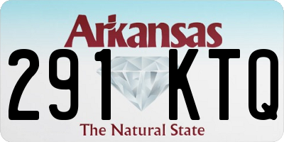 AR license plate 291KTQ