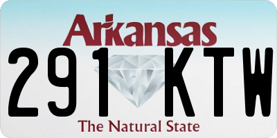 AR license plate 291KTW