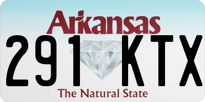 AR license plate 291KTX