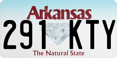AR license plate 291KTY