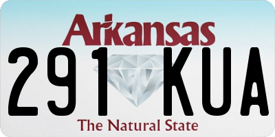 AR license plate 291KUA
