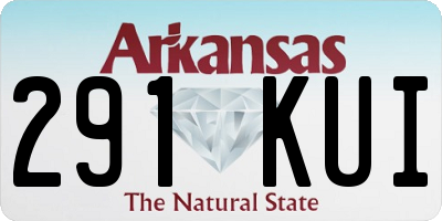 AR license plate 291KUI