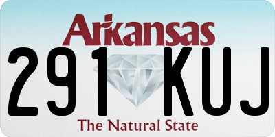 AR license plate 291KUJ