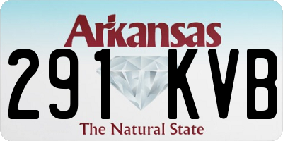 AR license plate 291KVB