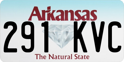 AR license plate 291KVC