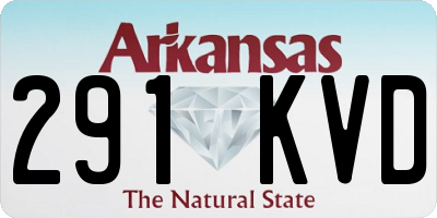 AR license plate 291KVD