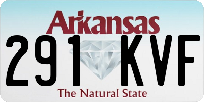 AR license plate 291KVF