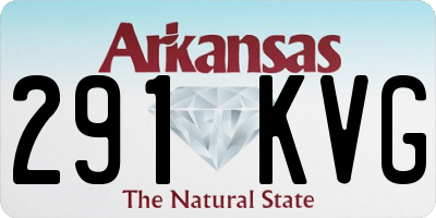 AR license plate 291KVG