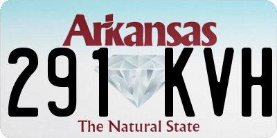 AR license plate 291KVH